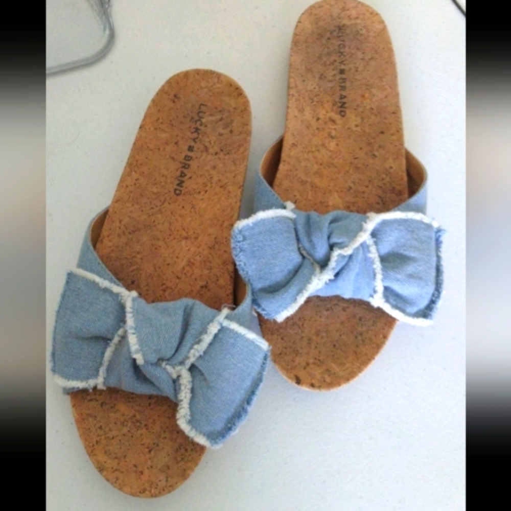 Lucky Brand Floritan Slides